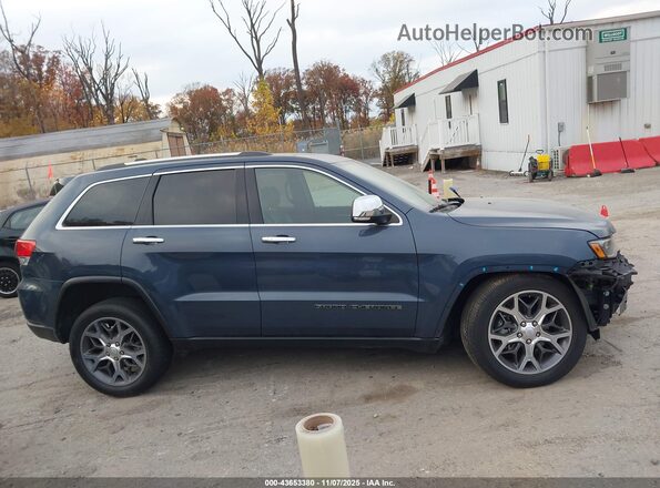 1C4RJEBGXKC790517 2019 JEEP GRAND CHEROKEE Light Blue 
