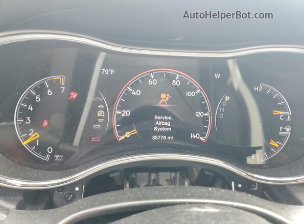 1C4RJFAG7MC620478 2021 JEEP GRAND Black Instrument cluster view