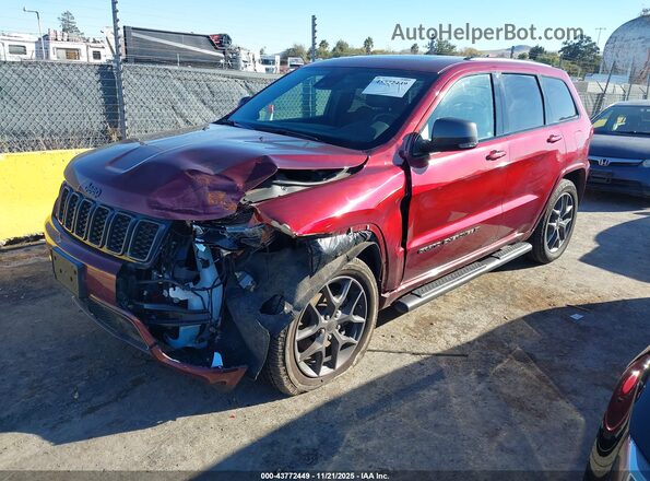 1C4RJFBG0MC580839 2021 JEEP GRAND CHEROKEE Бордовый Передняя левая четверть