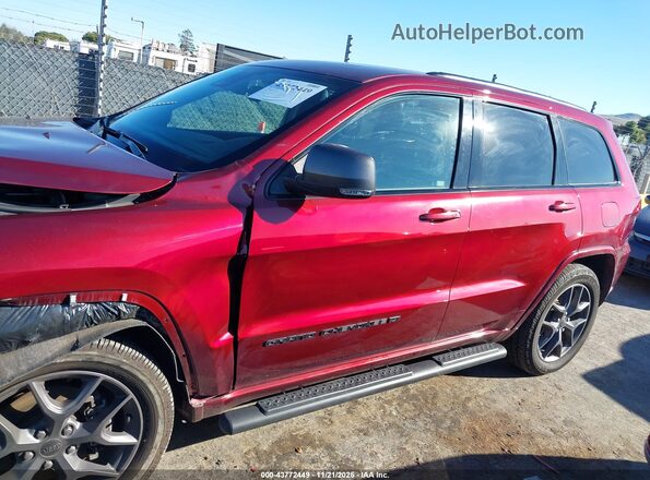 1C4RJFBG0MC580839 2021 JEEP GRAND CHEROKEE Бордовый Панорамный вид салона 360°