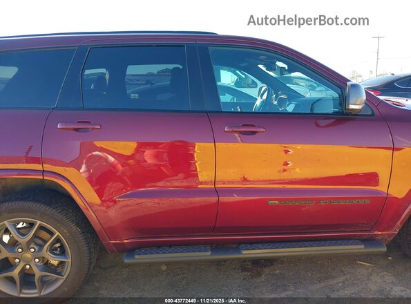 1C4RJFBG0MC580839 2021 JEEP GRAND CHEROKEE Бордовый Вид задней части салона