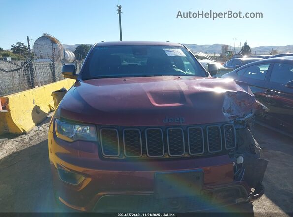 1C4RJFBG0MC580839 2021 JEEP GRAND CHEROKEE Бордовый Вид щитка приборов