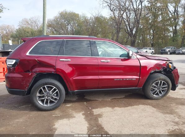 1C4RJFBG0MC588908 2021 JEEP GRAND CHEROKEE Red Rear interior view