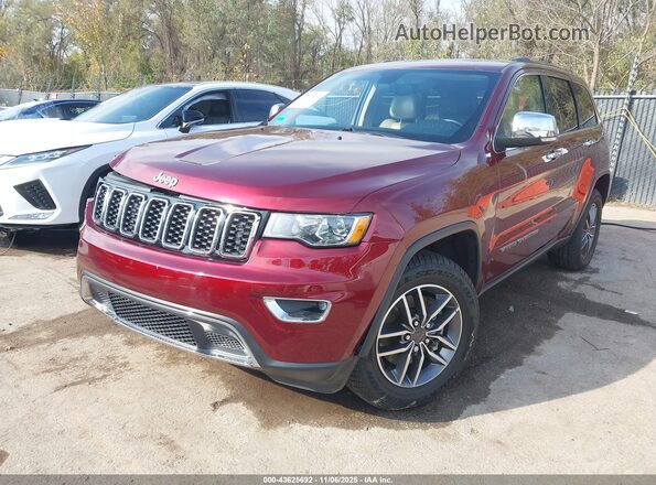 1C4RJFBG0MC588908 2021 JEEP GRAND CHEROKEE Red Front left