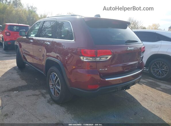 1C4RJFBG0MC588908 2021 JEEP GRAND CHEROKEE Red Rear left