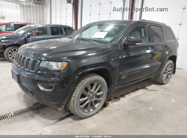 1C4RJFBG9HC718643 2017 JEEP GRAND CHEROKEE Black Vista tres cuartos delantera izquierda