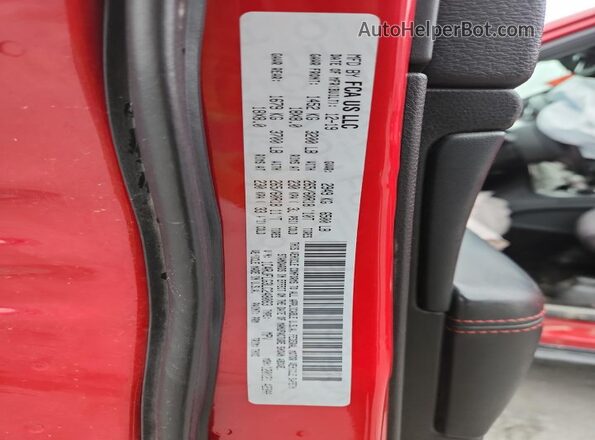1C4RJFLG3LC248083 2020 JEEP GRAND Red VIN կոդի պիտակի տեսք