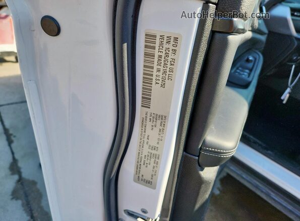 1C4RJGAG1RC124752 2024 JEEP GRAND White Widok naklejki z numerem VIN