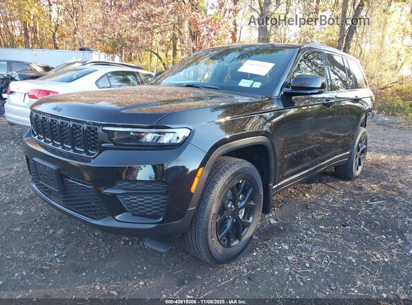1C4RJHAG1SC340645 2025 JEEP GRAND CHEROKEE Black წინა მარცხენა ხედი სამი მეოთხედიდან