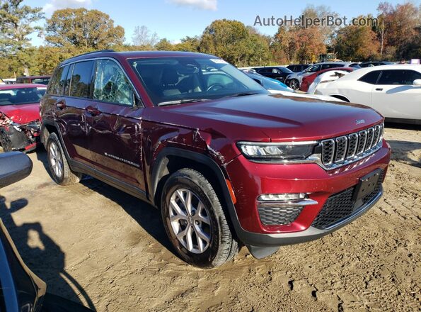 1C4RJHBG1N8540401 2022 JEEP GRAND Burgundy Przód prawy