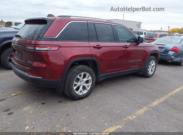 1C4RJHBG2PC528127 2023 JEEP GRAND CHEROKEE Maroon უკანა მარჯვენა