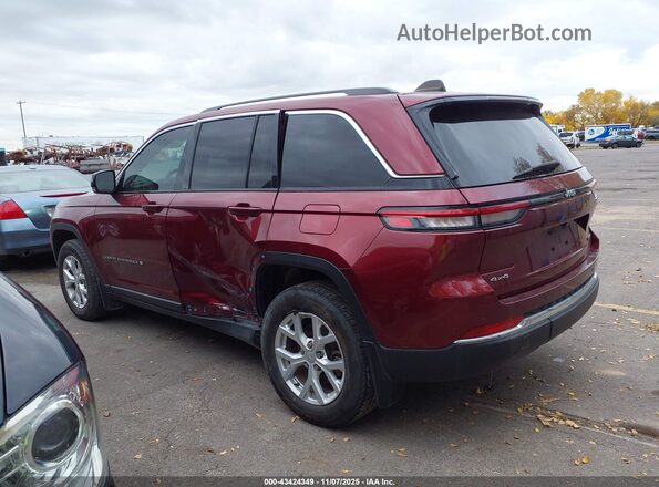 1C4RJHBG2PC528127 2023 JEEP GRAND CHEROKEE Maroon სალონის 360-გრადუსიანი ხედი