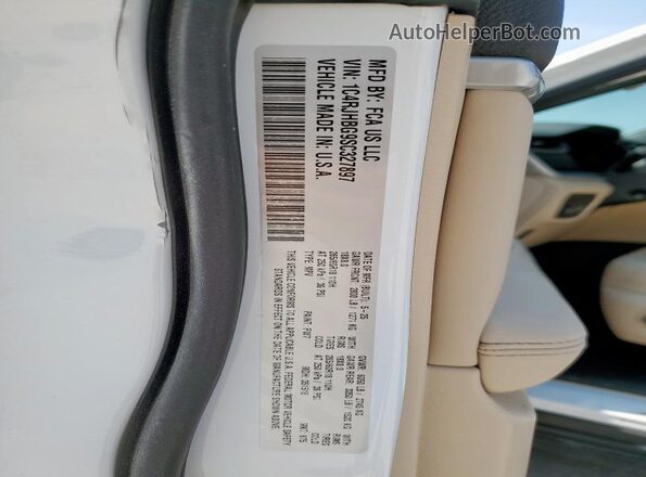 1C4RJHBG9SC327897 2025 JEEP GRAND White Вид наклейки з VIN-кодом