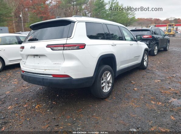 1C4RJKAG0M8158339 2021 JEEP GRAND CHEROKEE L Белый Задняя правая четверть