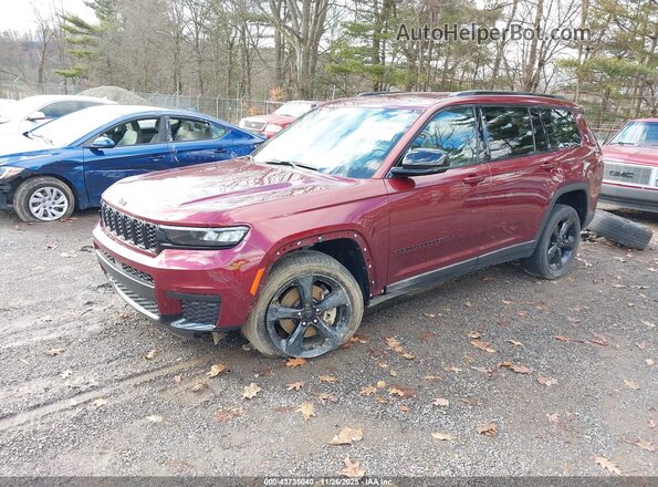 1C4RJKAG5P8729537 2023 JEEP GRAND CHEROKEE L Red Առջևի ձախ երեք քառորդ տեսարան