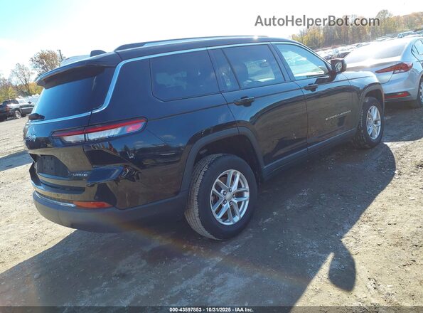 1C4RJKAGXM8168957 2021 JEEP GRAND CHEROKEE L Черный Задняя правая четверть