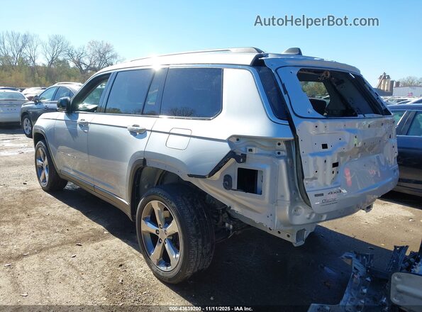 1C4RJKBG2M8134428 2021 JEEP GRAND CHEROKEE L Silver Задня ліва чверть