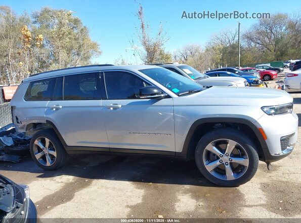 1C4RJKBG2M8134428 2021 JEEP GRAND CHEROKEE L Silver Панорамний вид салону 360°