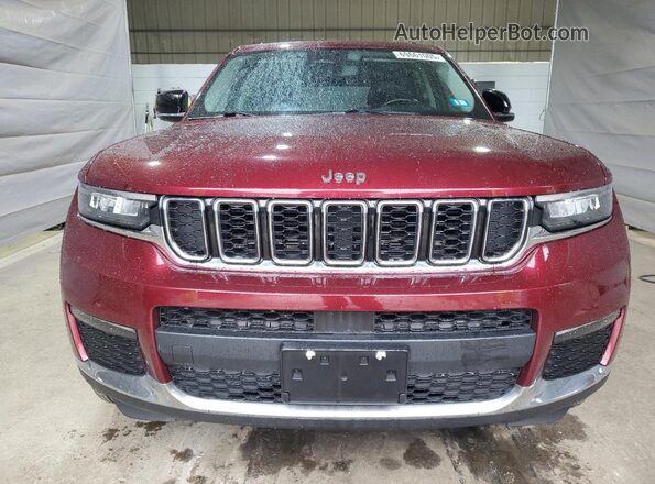 1C4RJKBG2N8538461 2022 JEEP GRAND Бордовый Вид спереди