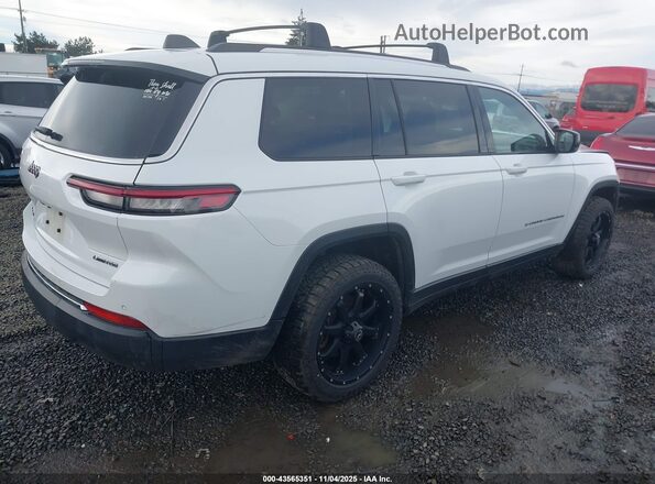 1C4RJKBG4M8122863 2021 JEEP GRAND CHEROKEE L White უკანა მარჯვენა