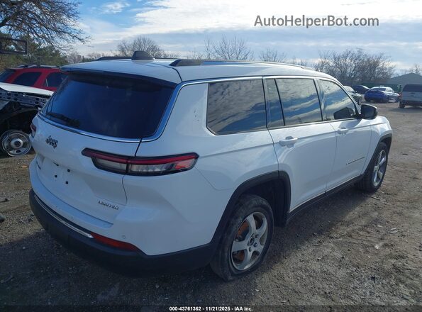 1C4RJKBG4M8149707 2021 JEEP GRAND CHEROKEE L White Trasero derecho