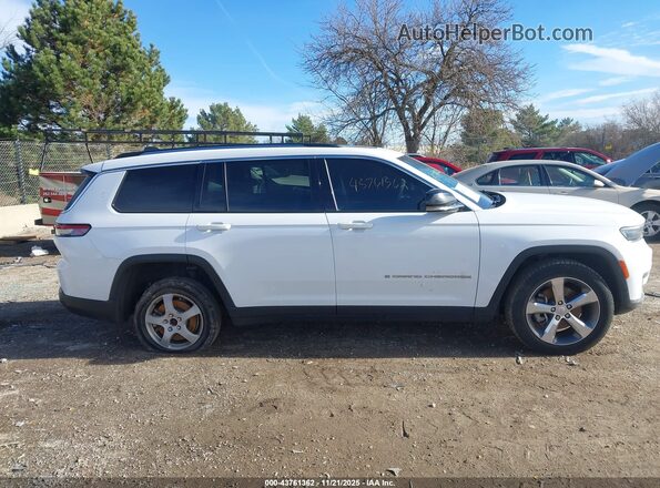 1C4RJKBG4M8149707 2021 JEEP GRAND CHEROKEE L White Vista interior trasera