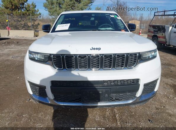 1C4RJKBG4M8149707 2021 JEEP GRAND CHEROKEE L White Vista del cuadro de instrumentos
