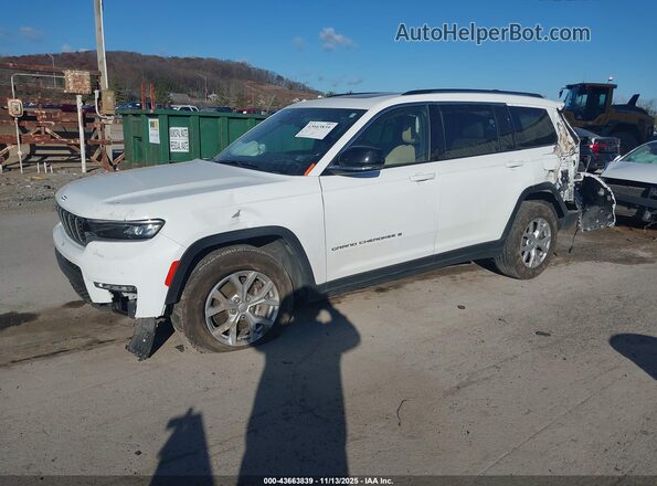 1C4RJKBG4P8810849 2023 JEEP GRAND CHEROKEE L White Vista tres cuartos delantera izquierda