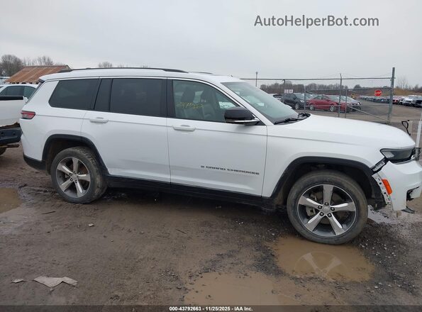 1C4RJKBGXM8111110 2021 JEEP GRAND CHEROKEE L Белый Вид задней части салона