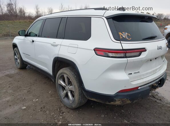 1C4RJKBGXM8111110 2021 JEEP GRAND CHEROKEE L Белый Задняя левая четверть