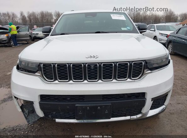 1C4RJKBGXM8111110 2021 JEEP GRAND CHEROKEE L Белый Вид щитка приборов