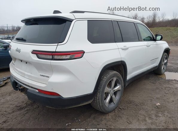 1C4RJKBGXM8111110 2021 JEEP GRAND CHEROKEE L Белый Задняя правая четверть