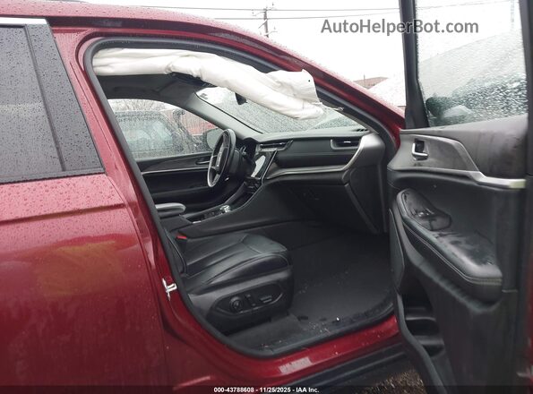 1C4RJKBGXM8141854 2021 JEEP GRAND CHEROKEE L Burgundy Front interior view