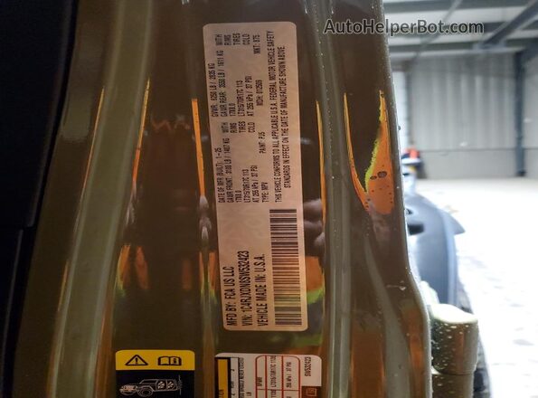 1C4RJXDN8SW532423 2025 JEEP WRANGLER Зеленый 