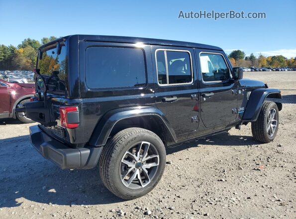1C4RJXN68RW144481 2024 JEEP WRANGLER Black Tył prawy