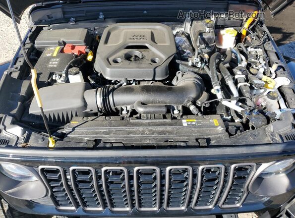 1C4RJXN68RW144481 2024 JEEP WRANGLER Black Widok komory silnika