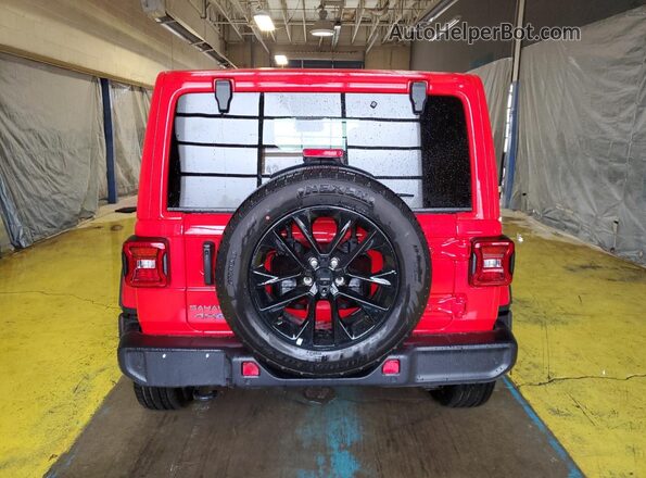 1C4RJXP6XSW599710 2025 JEEP WRANGLER Red Widok z tyłu