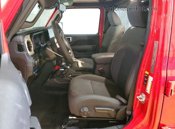 1C4RJXP6XSW599710 2025 JEEP WRANGLER Red Widok wnętrza z przodu