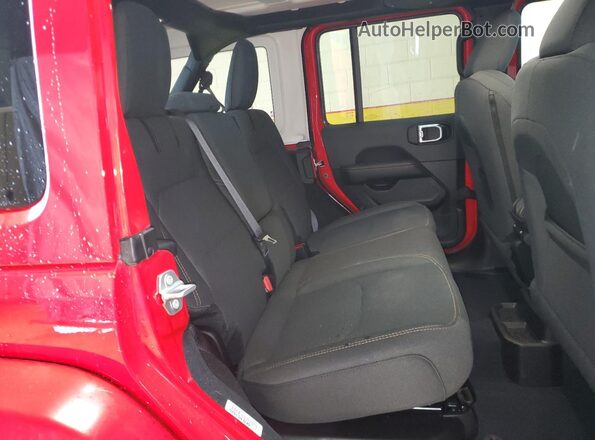 1C4RJXP6XSW599710 2025 JEEP WRANGLER Red Widok tylnych siedzeń