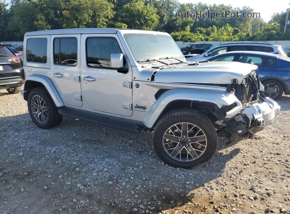 1C4RJXU66RW310515 2024 JEEP WRANGLER Серебряный Передняя правая четверть