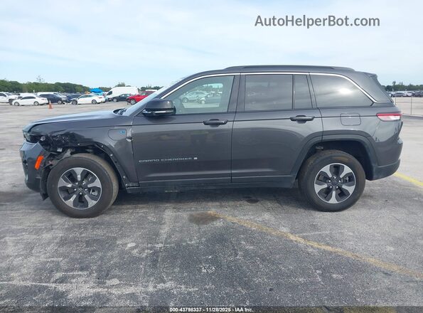 1C4RJYB63R8566818 2024 JEEP GRAND CHEROKEE 4XE Gray Widok wnętrza 360 stopni