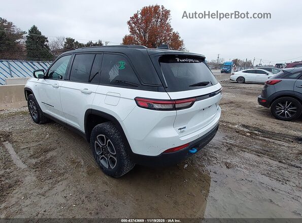 1C4RJYC6XP8785464 2023 JEEP GRAND CHEROKEE 4XE White Հետևի ձախ