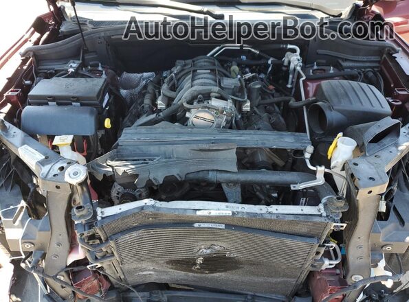 1C4SDHCT0NC218026 2022 DODGE DURANGO Maroon Widok komory silnika