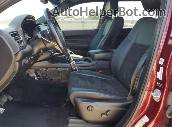 1C4SDHCT0NC218026 2022 DODGE DURANGO Maroon Widok wnętrza z przodu