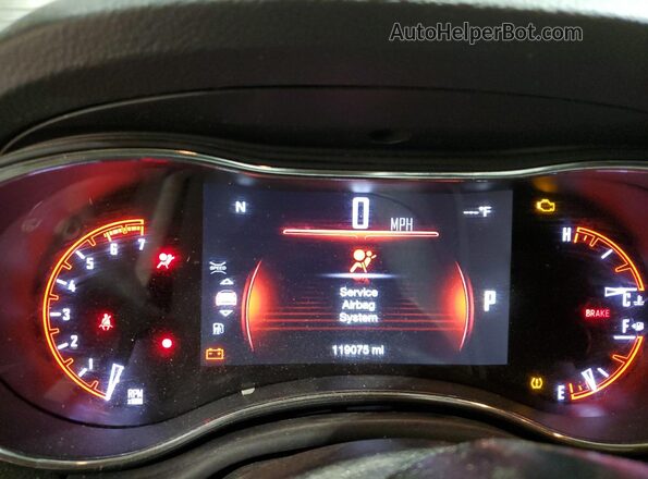 1C4SDHCT4GC446226 2016 DODGE DURANGO Red Vista del cuadro de instrumentos