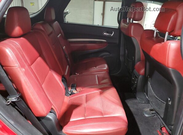1C4SDHCT4GC446226 2016 DODGE DURANGO Red Vista interior trasera