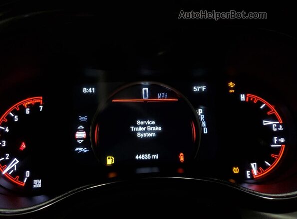 1C4SDJCT0PC555807 2023 DODGE DURANGO Gray ხელსაწყოთა პანელის ხედი