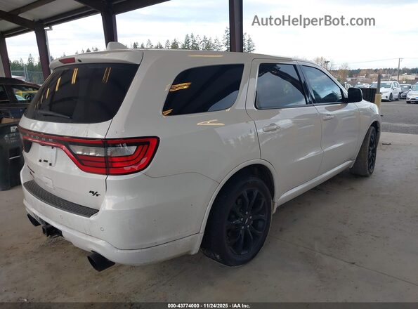 1C4SDJCT1KC633732 2019 DODGE DURANGO Белый Задняя правая четверть