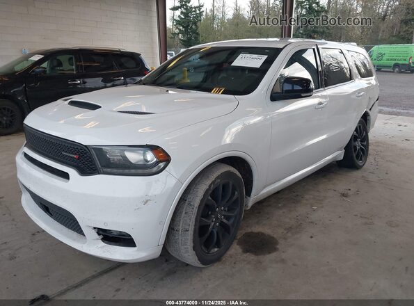 1C4SDJCT1KC633732 2019 DODGE DURANGO Белый Передняя левая четверть
