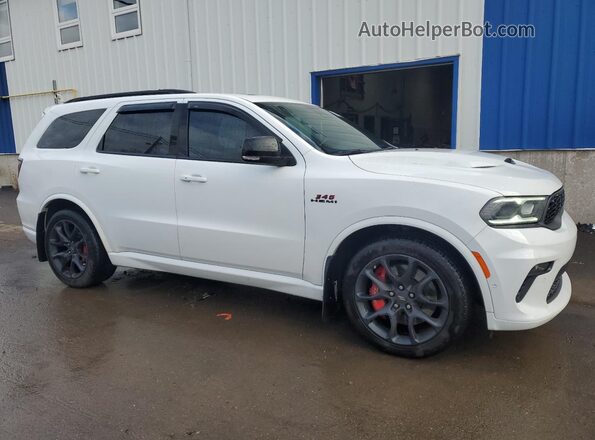 1C4SDJCT2PC571555 2023 DODGE DURANGO Белый Передняя правая четверть